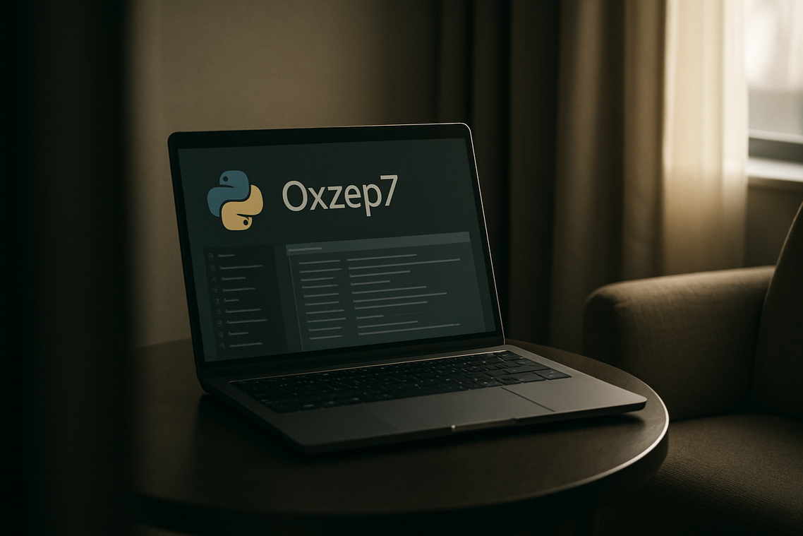 New Software Oxzep7 Python