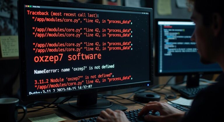 python error oxzep7 software