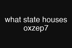 what state houses oxzep7